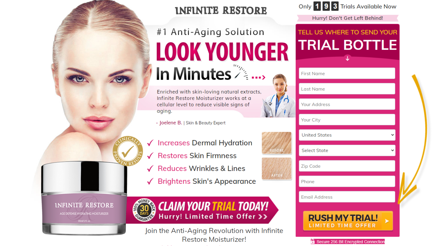infinite restore moisturizer cost